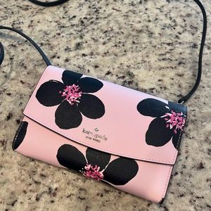 NWOT Kate Spade Cameron Convertible Grand Floral Crossbody bag pink